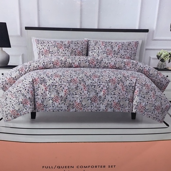 kate spade Other - ♠️kate spade 100% Cotton Daisy Garden Full Queen Comforter Set 3-Piece
